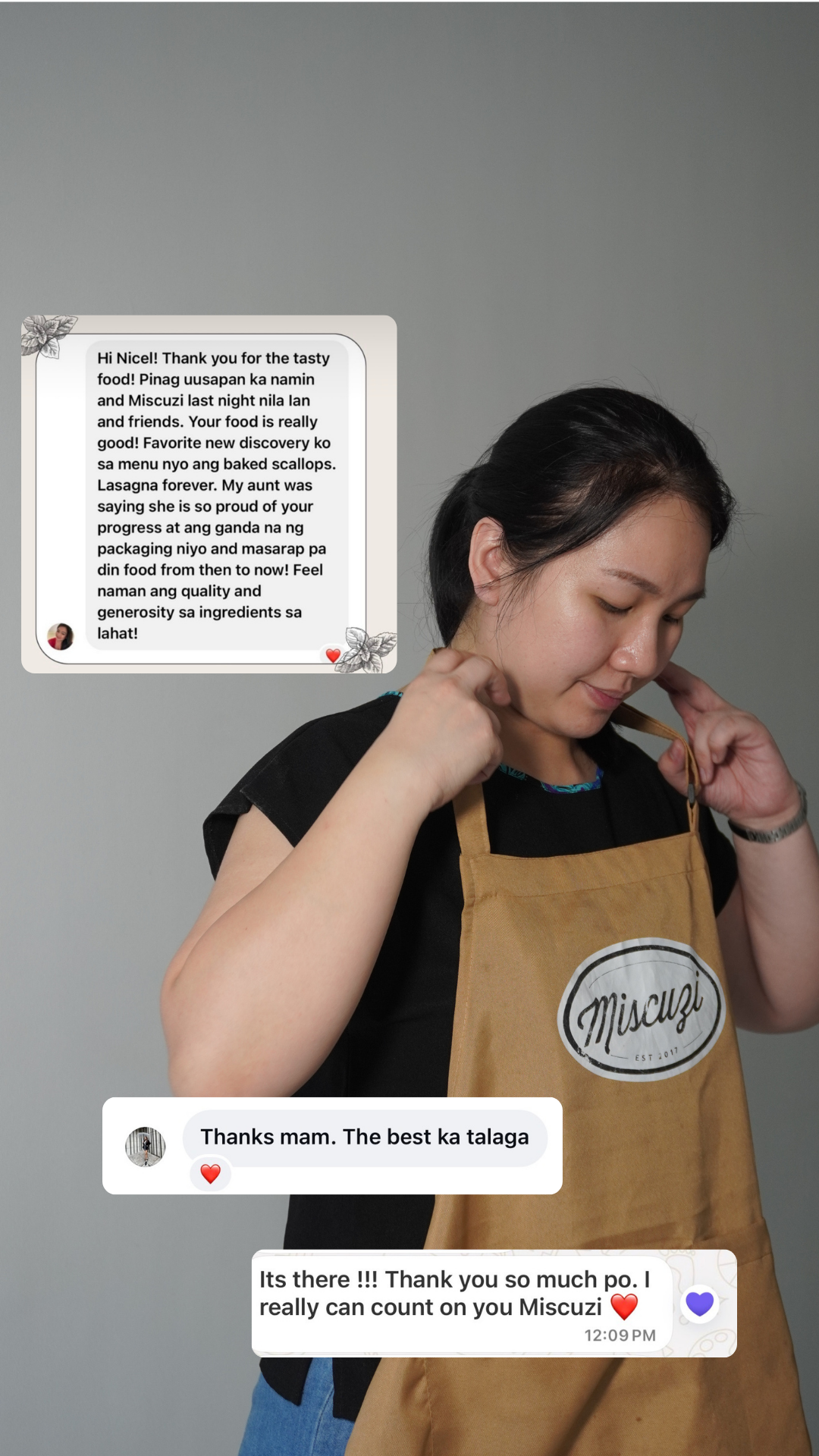 Miscuzi customer feedback 3