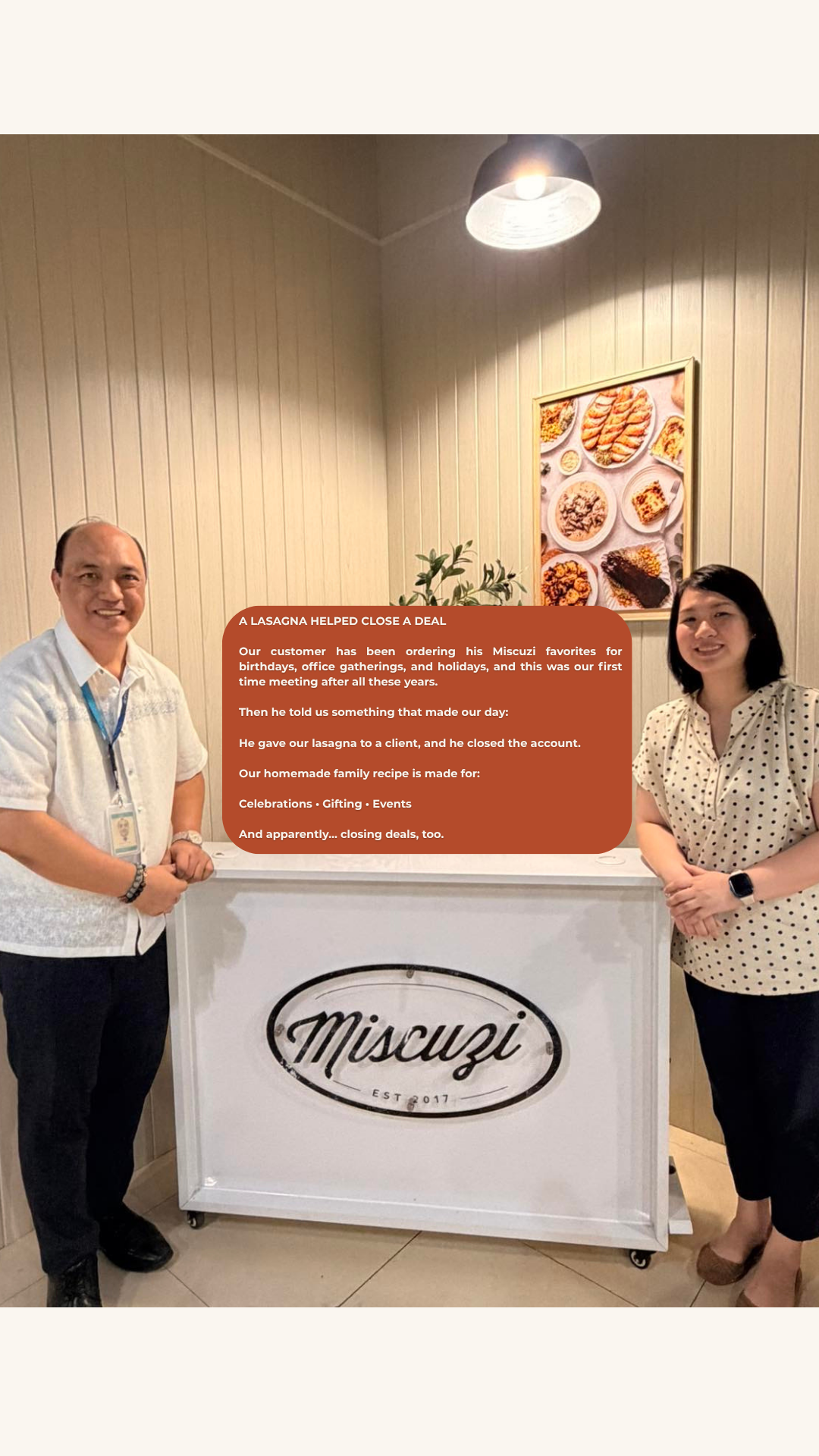 Miscuzi customer feedback 4