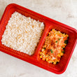 Baked Salmon with Garlic Rice